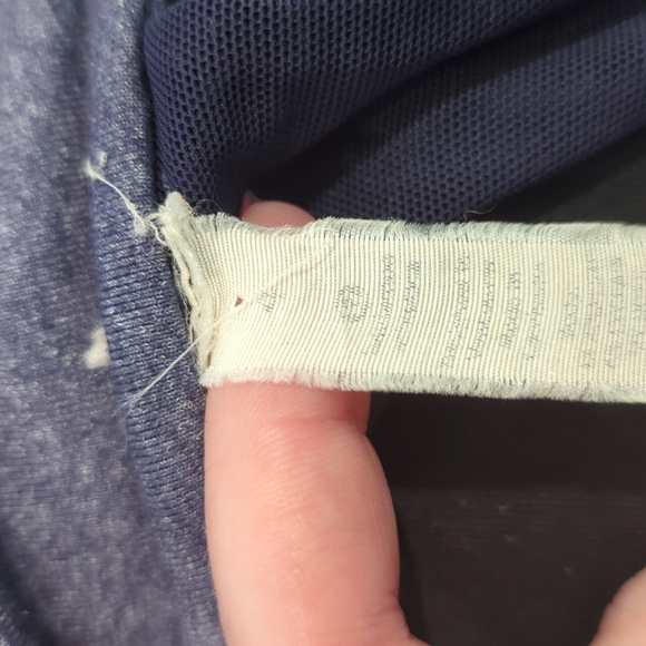 Lululemon Scoop Neck TankInk Blot White Deep Indigo / Heathered Deep Ind… - Picture 8 of 11